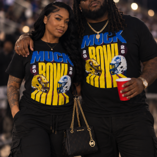 Couple wearing Muck Bowl T-Shirts