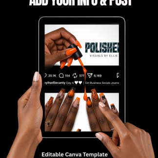 Polished Nail Template