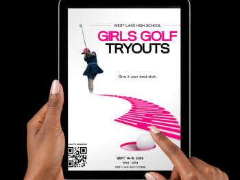 Girls Golf Tryout Template Girls Golf Tryout DIY Template